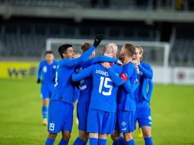 Sigur í vítaspyrnukeppni gegn Litháen