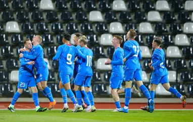 Dramatískur sigur í Litháen