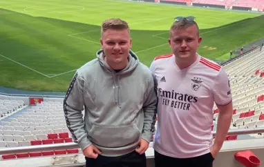 Arnþór Helgi Gíslason og Hafþór Bjartur Sveinsson dæmdu á IberCup Cascais