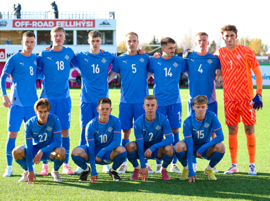 U21 karla - tap gegn Litháen