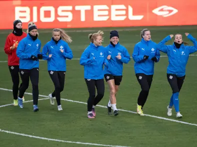 A kvenna - Byrjunarliðið gegn Bandaríkjunum