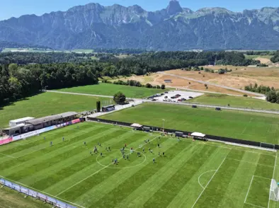 Lokaæfing fyrir leikinn við Sviss