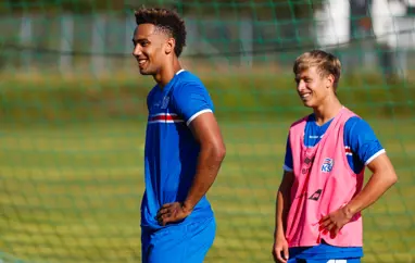 U19 karla - Byrjunarliðið gegn Belgíu