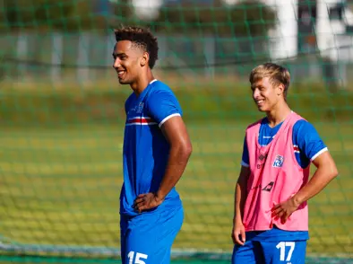 U19 karla - Byrjunarliðið gegn Belgíu