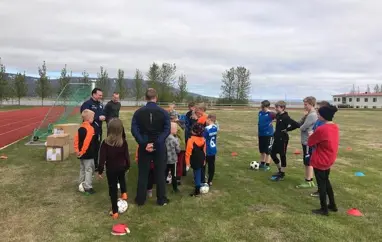 Uppgangur í knattspyrnuiðkun í Bláskógabyggð