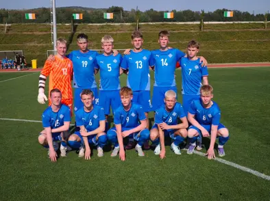 U17 karla með góðan sigur á Írlandi