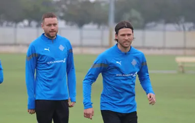 A landslið karla komið til Florida