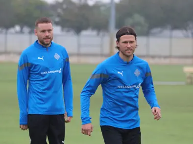 A landslið karla komið til Florida