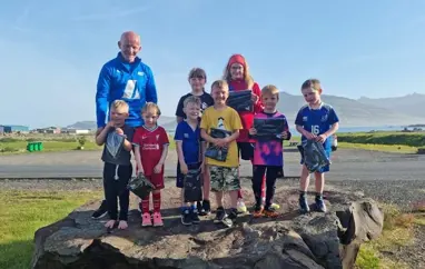 Moli á ferð og flugi um landið