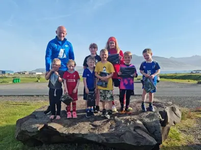 Moli á ferð og flugi um landið