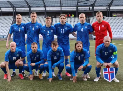 A karla - Byrjunarliðið gegn Færeyjum