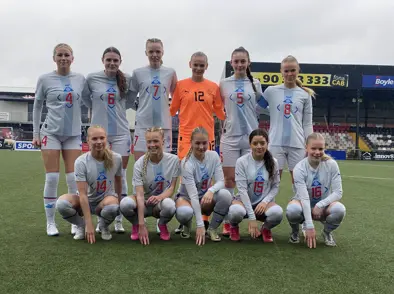 Tap í fyrsta leik hjá U16 kvenna
