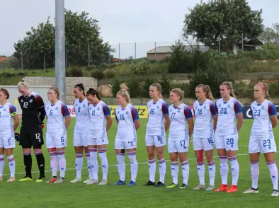A kvenna - 9. sætið staðreynd á Algarve Cup 2019