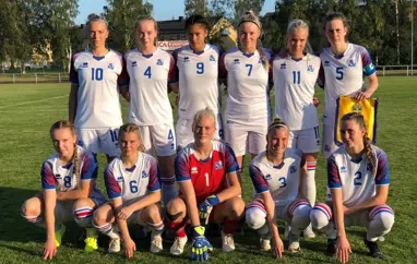 U19 kvenna - Byrjunarliðið gegn Noregi (1)