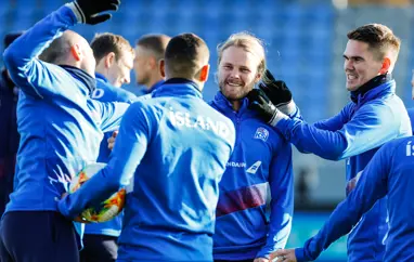 A karla - Byrjunarliðið gegn Frakklandi (2)