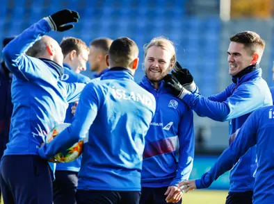 A karla - Byrjunarliðið gegn Frakklandi (2)