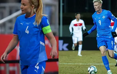 Glódís og Orri knattspyrnufólk ársins 2024