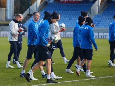 A karla - Byrjunarliðið gegn Sviss