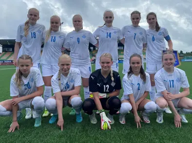 U16 kvenna - Sigur gegn Indlandi