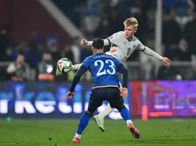 2-1 tap í fyrri leiknum við Kósovó