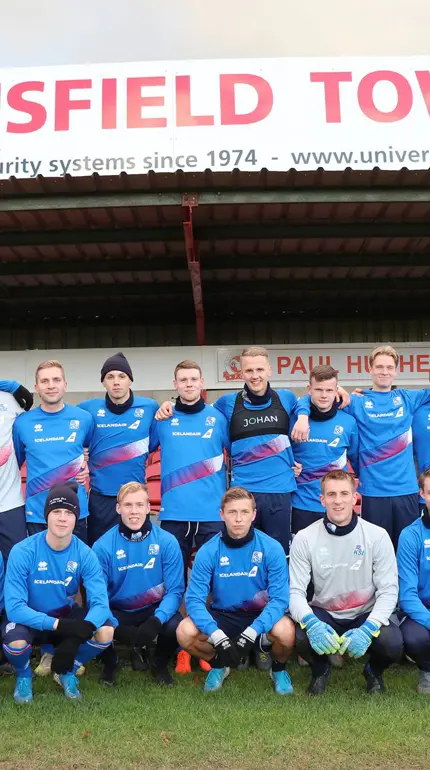 U20 karla - Byrjunarliðið gegn Englandi