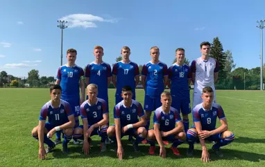 U18 karla - Ísland vann 2-1 sigur gegn Lettlandi