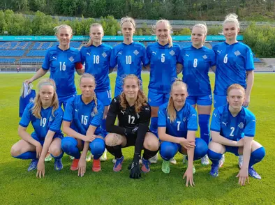 U18 kvenna - Tap gegn Finnum 