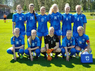 U18 kvenna - Jafntefli gegn Finnum
