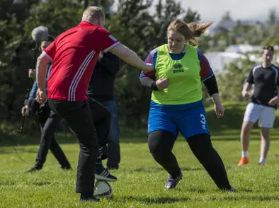 Geðveikur fótbolti með FC Sækó
