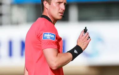 Vilhjálmur Alvar Þórarinsson á dómaranámskeiði hjá UEFA