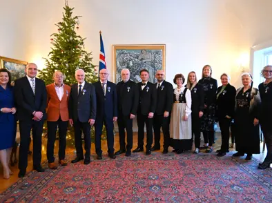 Sæmd heiðursmerki hinnar íslensku fálkaorðu