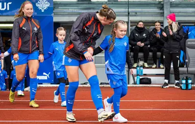 Lukkukrakkar á leiki Íslands