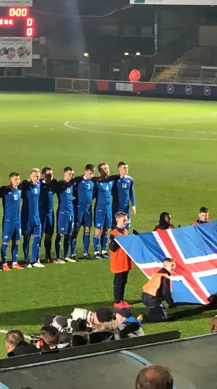 U20 karla - 0-3 tap gegn Englandi