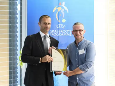 FC Sækó fær verðlaun fyrir besta grasrótarverkefni ársins 2018 hjá UEFA