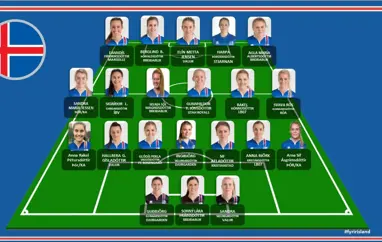 A kvenna - Hópurinn sem mætir Slóveníu 11. júní