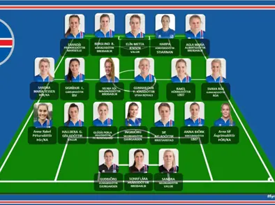 A kvenna - Hópurinn sem mætir Slóveníu 11. júní