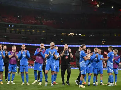 Glæsilegur sigur á Wembley!