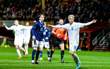 Sigur í Skotlandi hjá U21 karla