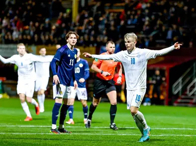 Sigur í Skotlandi hjá U21 karla