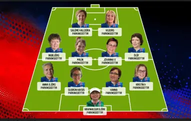 Parkinsdóttir byrjunarlið Íslands