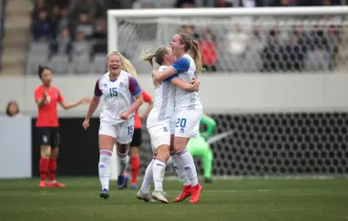 A kvenna - Hópurinn fyrir leikina tvo gegn Finnlandi