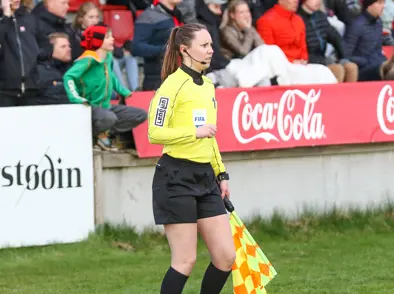 Rúna Kristín Stefánsdóttir starfar á lokakeppni EM 2019 hjá U17 kvenna