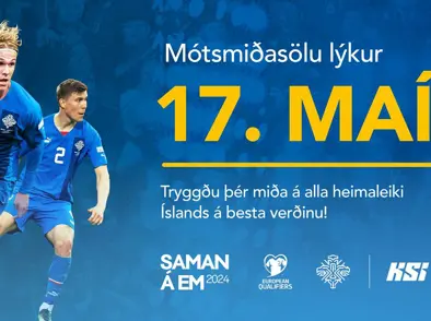 Sölu mótsmiða lýkur á miðvikudag